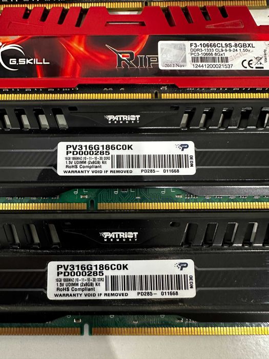 Оперативна память для ПК DDR3 8Gb 1600-12800