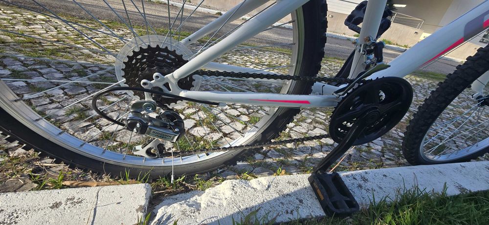 bicicleta senhora goldbike shimano mtb r24 18v