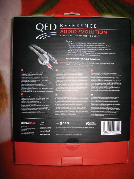 QED Reference Audio Evolution RCA - 1 m межблочный кабель