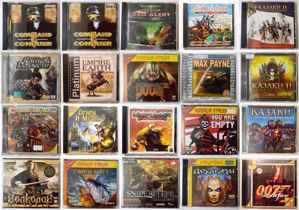 Коллекционные редкие CD игры на ПК
