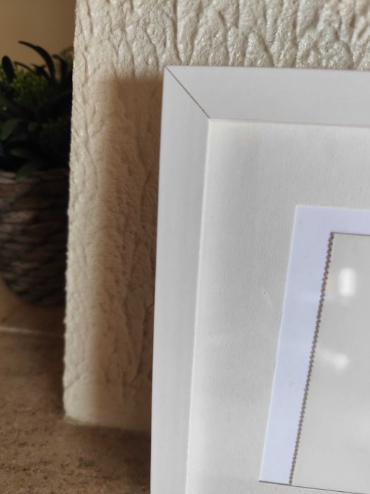 Moldura com passpartou - branca 18x24