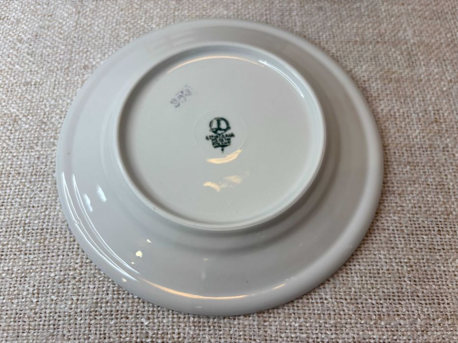 Porcelana Lubiana - talerzyki / PRL / średnica 17 cm