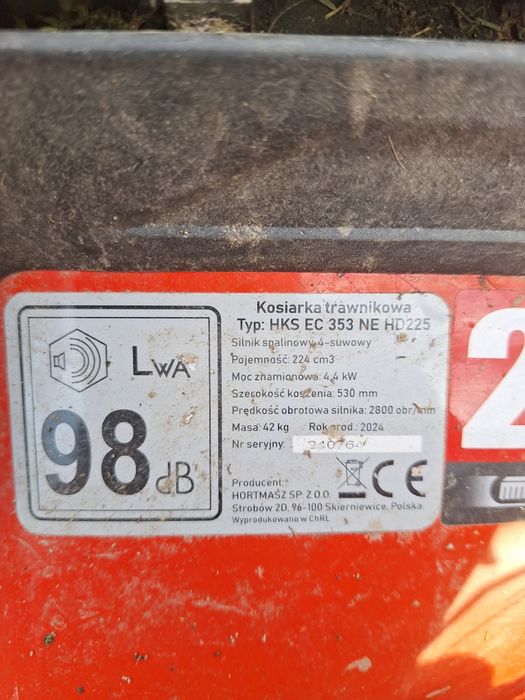 Kosiarka spalinowa z napędem plus starter