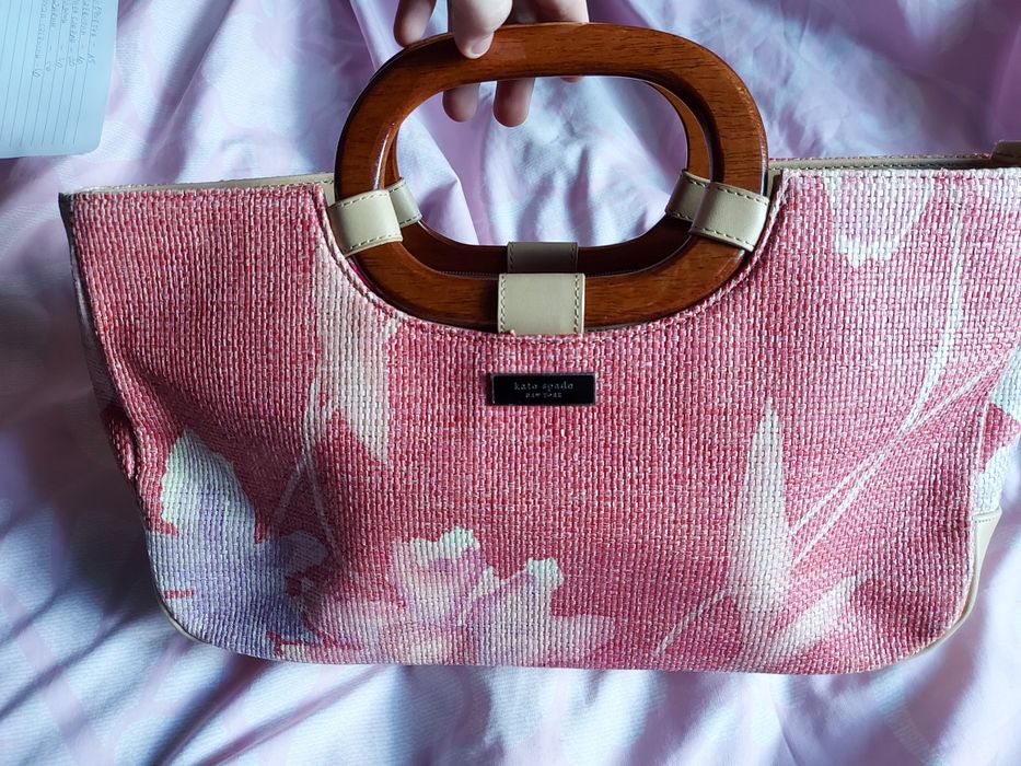 Duża różowa torebka