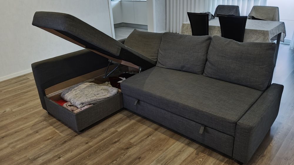 Sofá com chaise longue