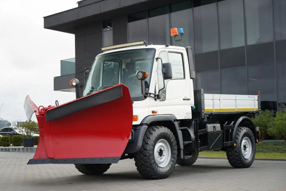 Mercedes-Benz Unimog  U300 / 4X4 / Wywrotka 3 Stronna / Pług /