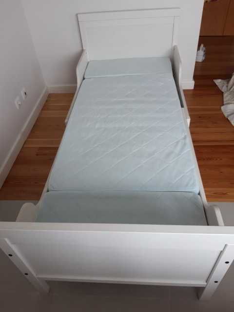 Cama Criança Sundvik + Estrado Luroy + Colchão