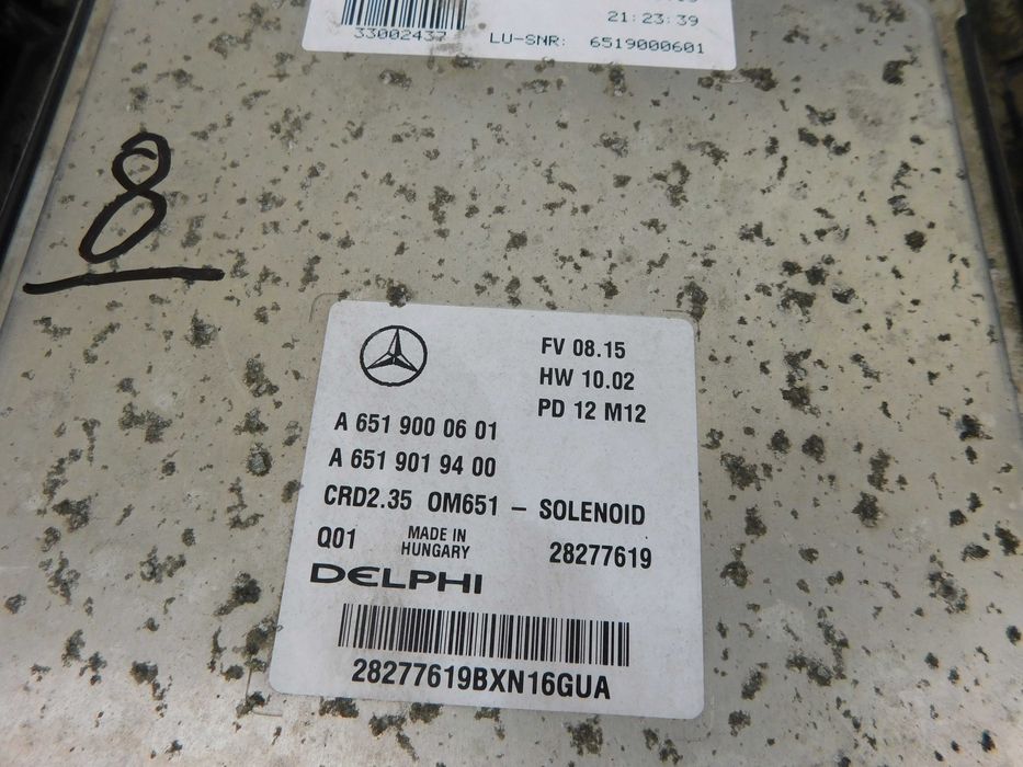 Sprinter 906 2.2 CDI 651 zestaw startowy komputer stacyjka licznik 601