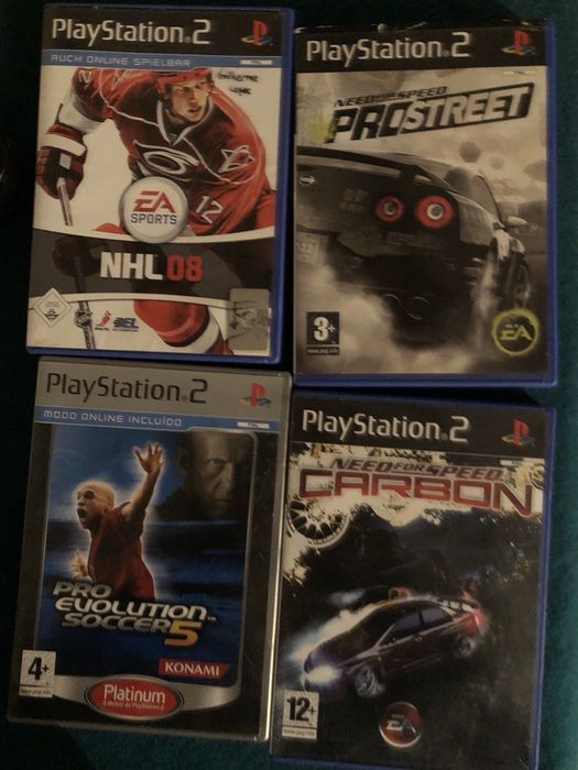 4 jogos ps2 originais