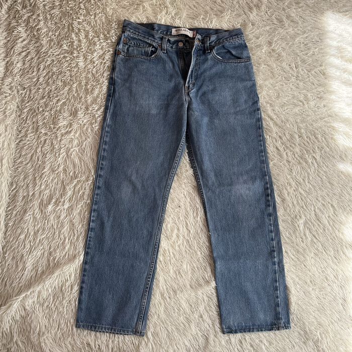 Прямі широкі блакитні джинси Levi’s 505 оригінал levis 501