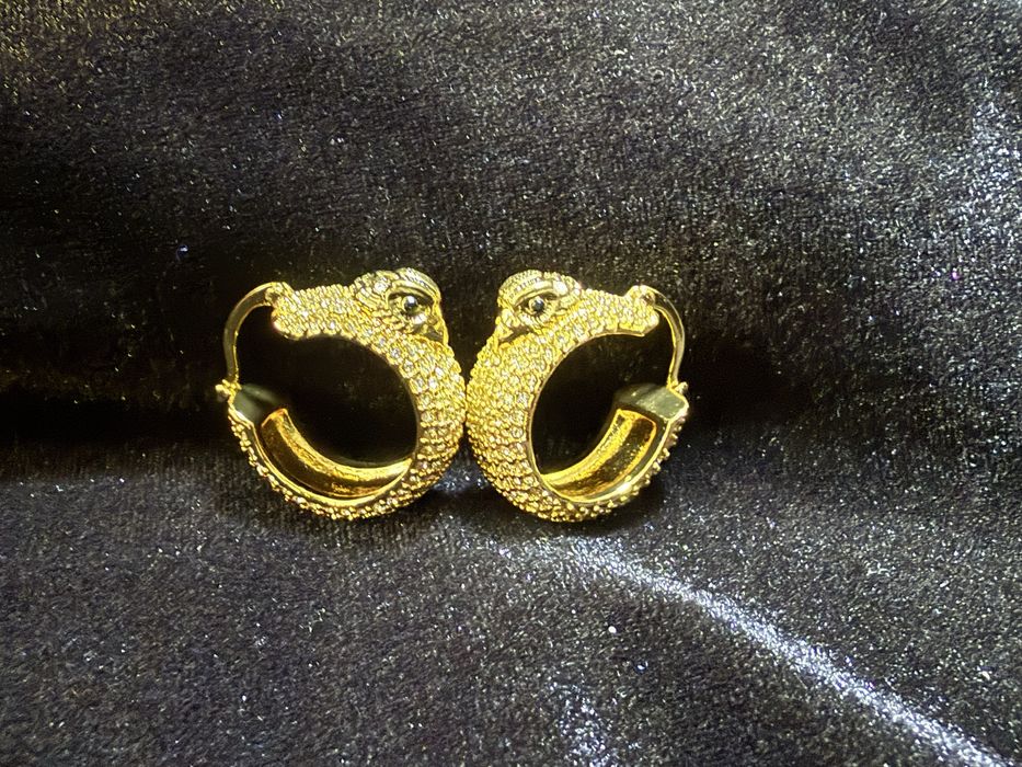 Вінтажні сережки-кільця Kurt Geiger