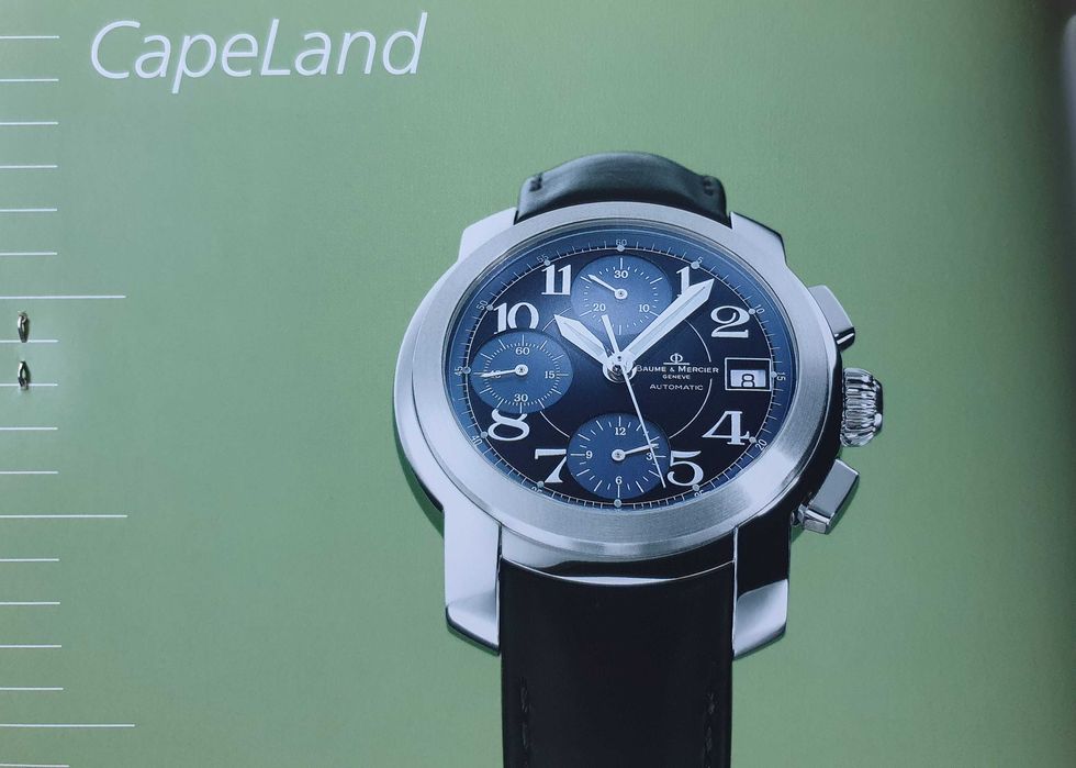 BAUME & MERCIER - Catálogo / Livro Oficial de Relógios - vintage