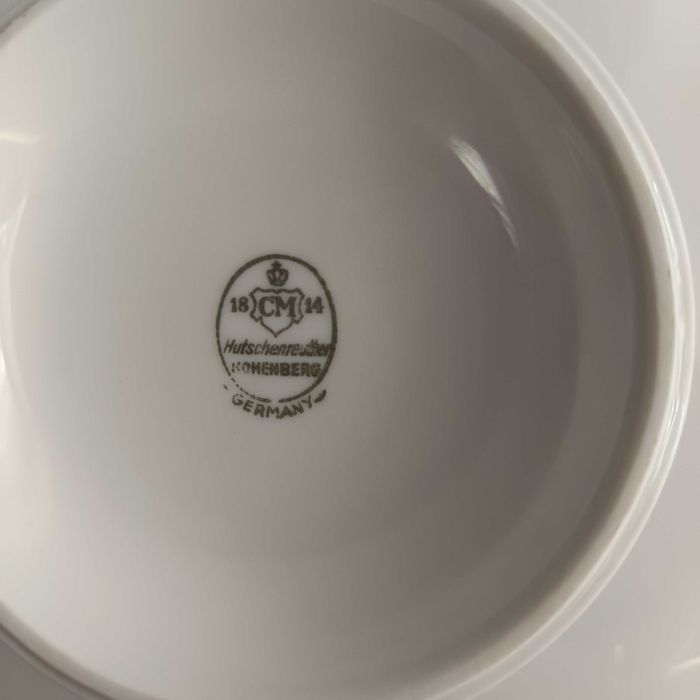 Talerz ozdobny kobalt