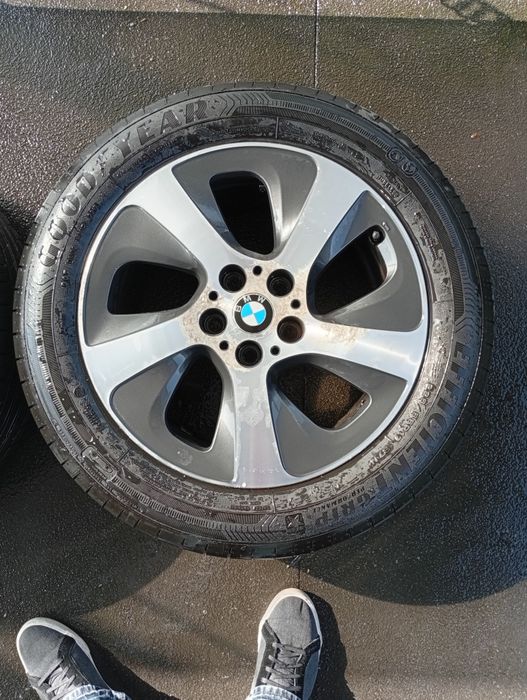 Jantes 17 5x112 com pneus Goodyear