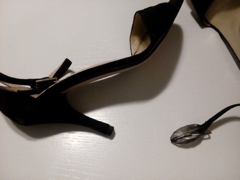 Skórzane welurowe buty