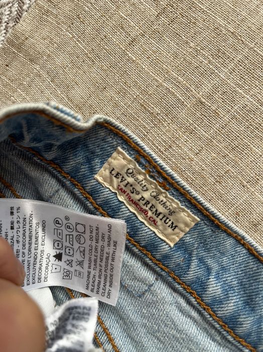 Oryginalne spodenki Levis 501 W27 bardzo dobry stan