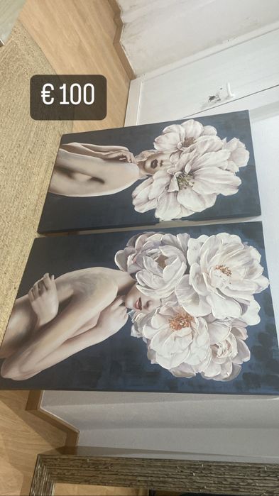 2 quadros decorativos lindo e grandes