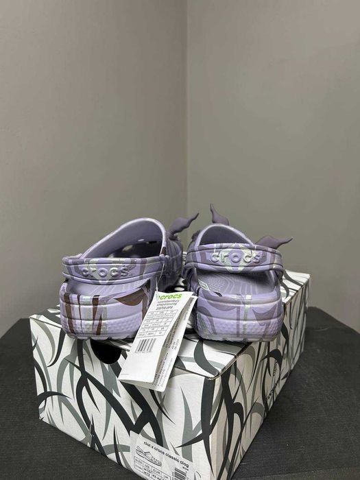 Крокси Crocs x CLOT purple premium