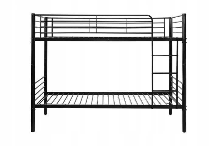 Łóżko piętrowe metalowe 90x200 solidne hostelowe pracownicze do domu