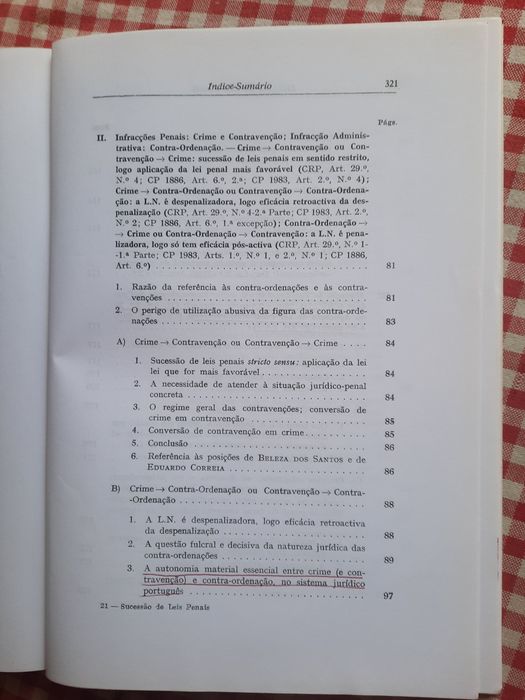 Sucessão de Leis Penais, prof. Doutor Taipa de Carvalho