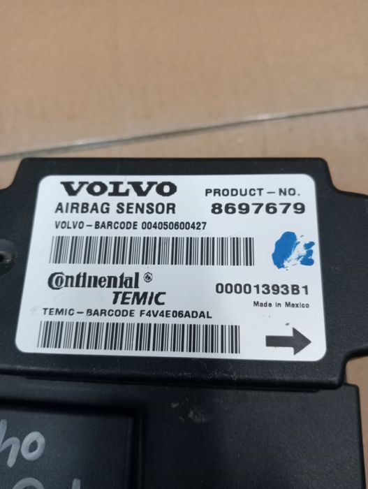 Sensor poduszek powietrznych volvo v50 s40 c30 c70   T5