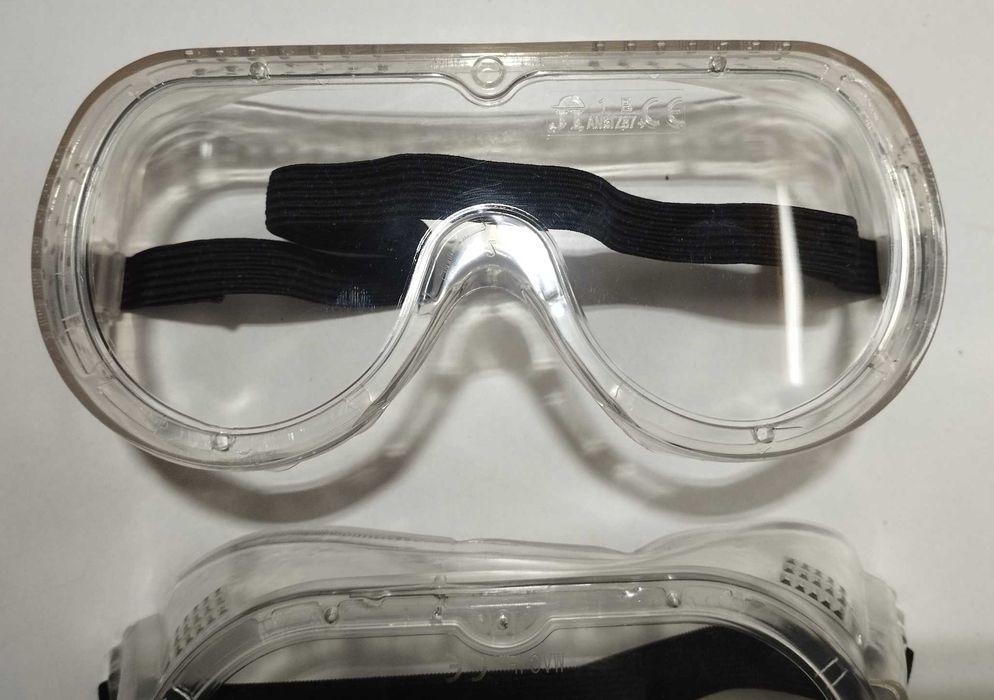 Óculos de proteção contra poeiras, segurança