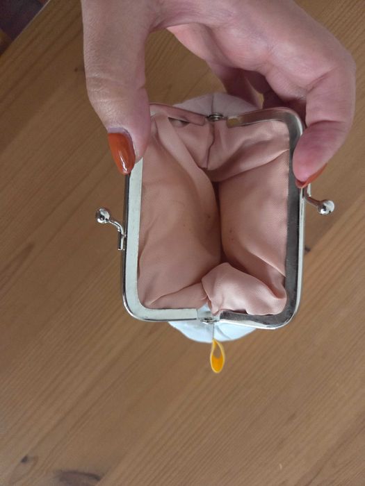 Porta moedas branco Eclud Art