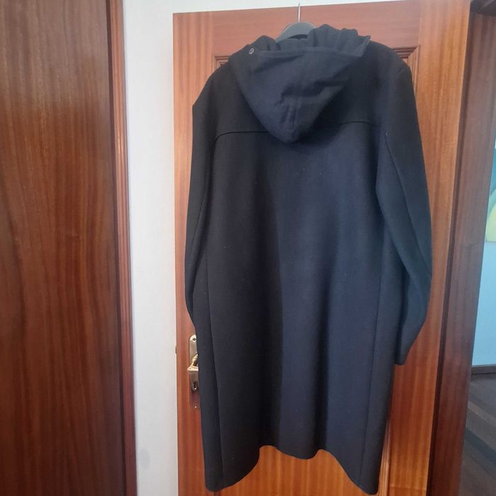 Casaco fazenda  marítima  com capuz