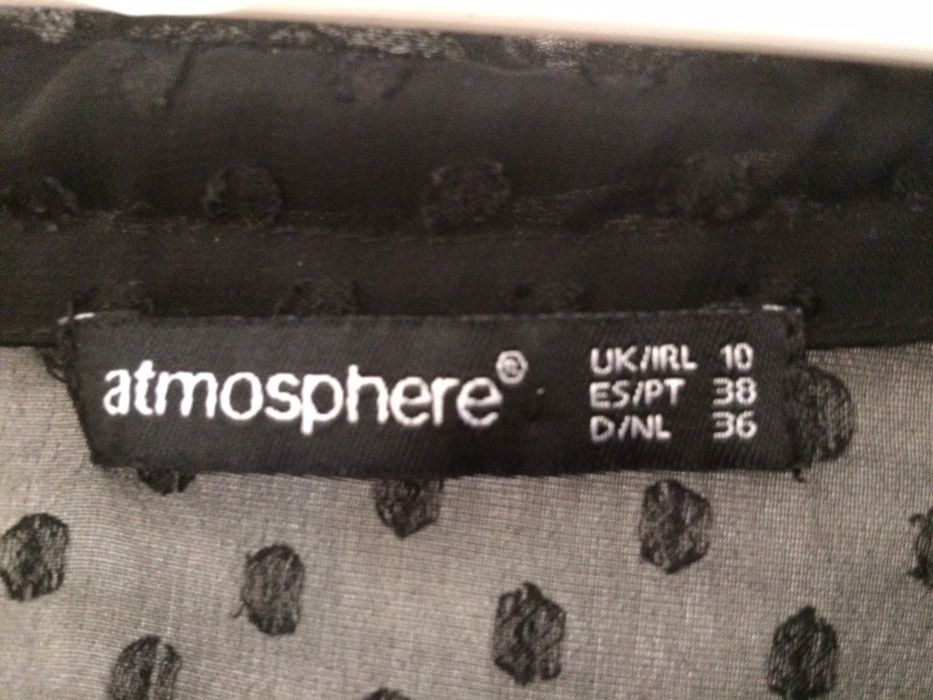 Bluzka czarna z kokardą