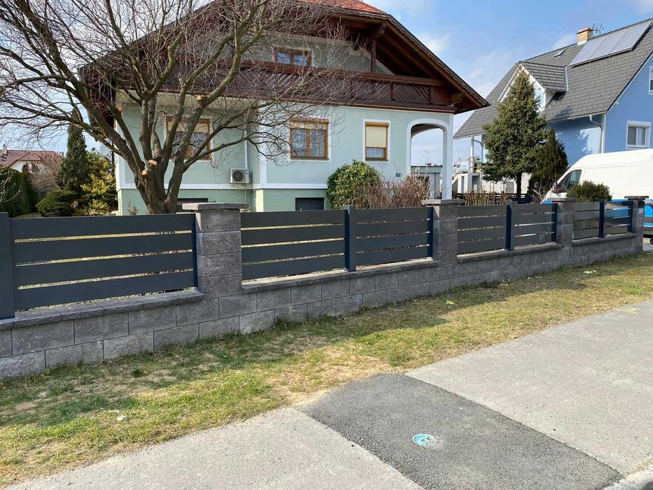 Przęsło ogrodzeniowe aluminiowe model: Etiuda 150 ALUBRAM