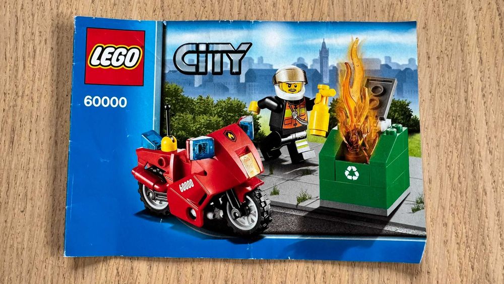 LEGO 60000 City Motocykl strażacki - instrukcja