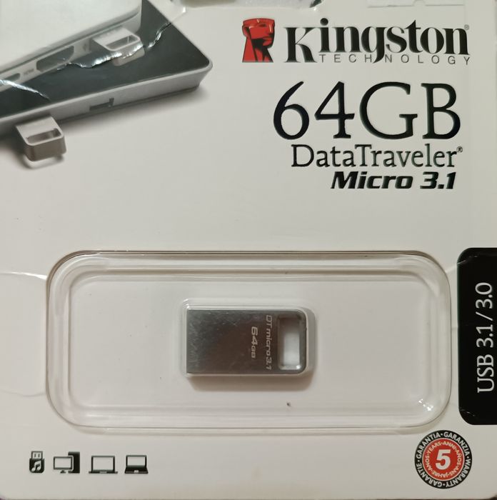 USB-накопичувач флешка на 64Gb kingston
