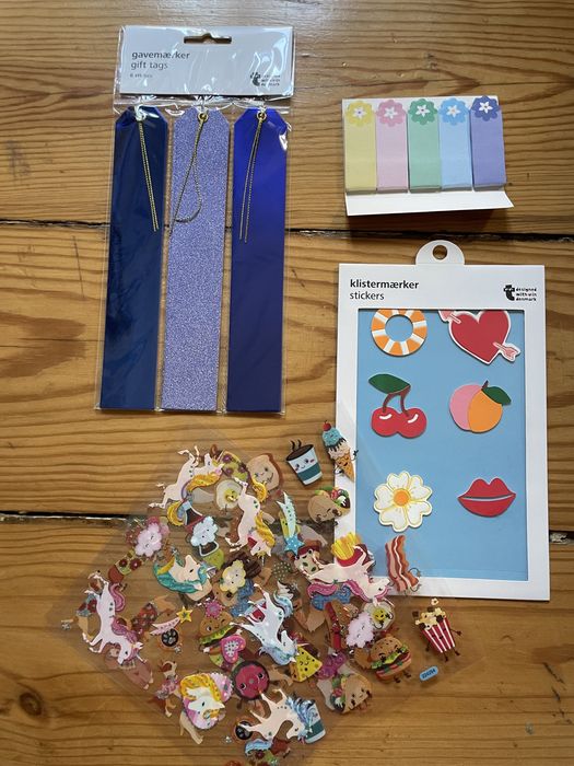 Conjunto flying tiger stickers / plasticina