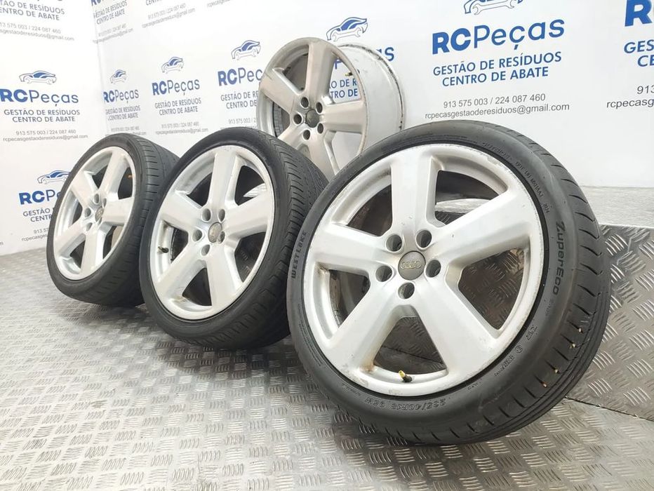 Conjunto Jantes Ronal 18 Originais Audi A4 B8 S-Line S Line 8J ET43