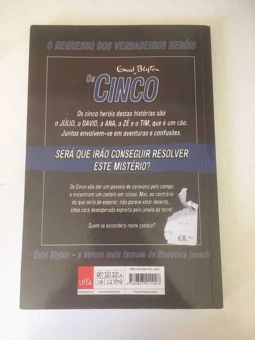 Livro - Os Cinco no Castelo da Bela-Vista