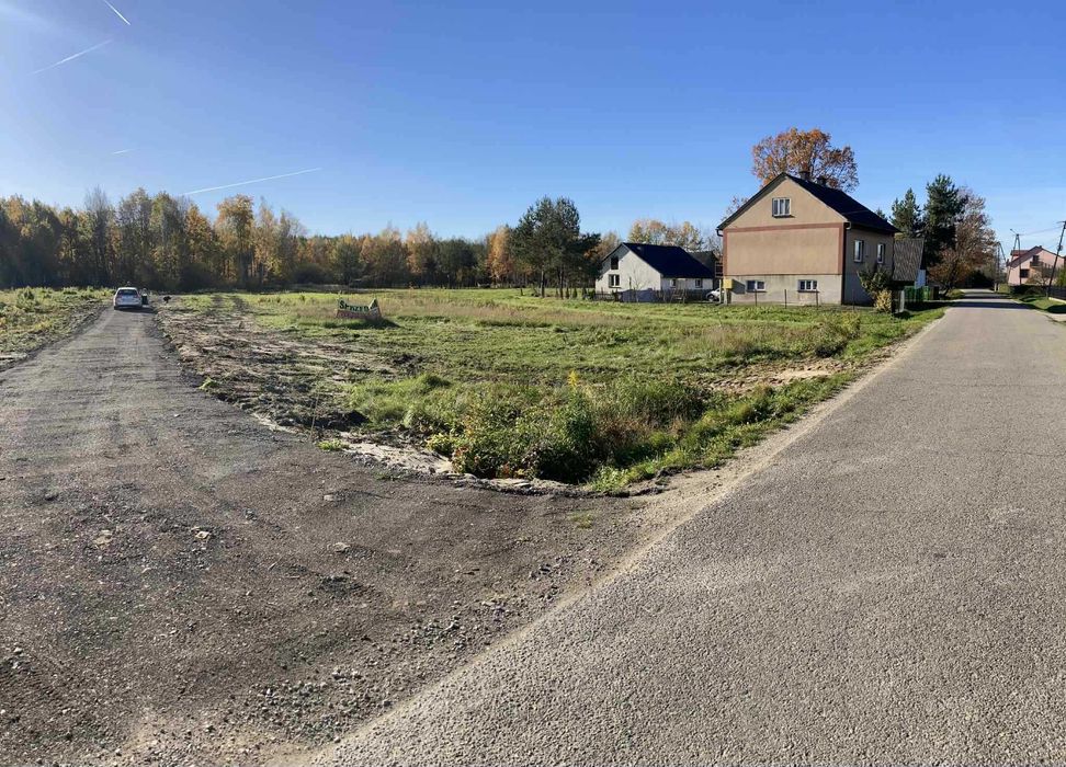 Gotowa pod budowę: 841 m², media, WZ, asfalt – Strzelce Wielkie