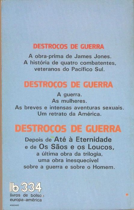 Destroços de guerra de James Jones