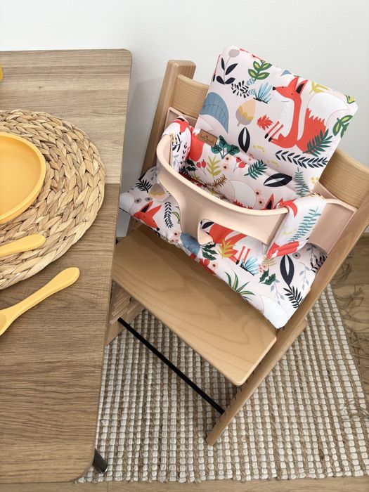 WYPRZEDAŻ WZORU poduszki wodoodporne do Stokke Tripp Trapp 2w1 liski