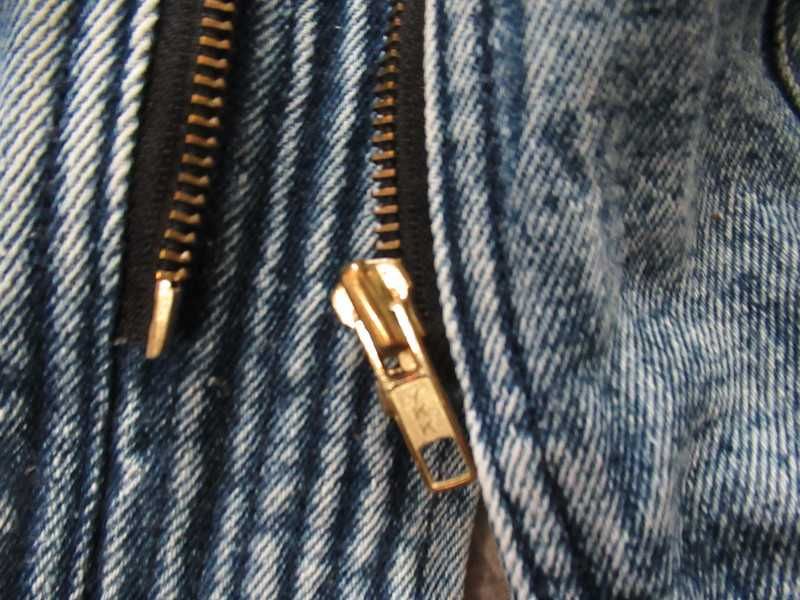 Vingar vintage jeans kurtka pilot ocieplana zimowa S 36 38