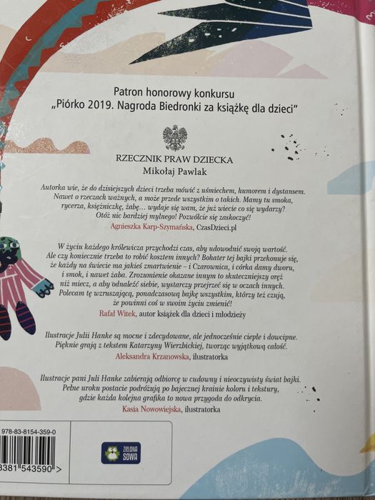 Książka dla dzieci: O królewiczu, który się odważył