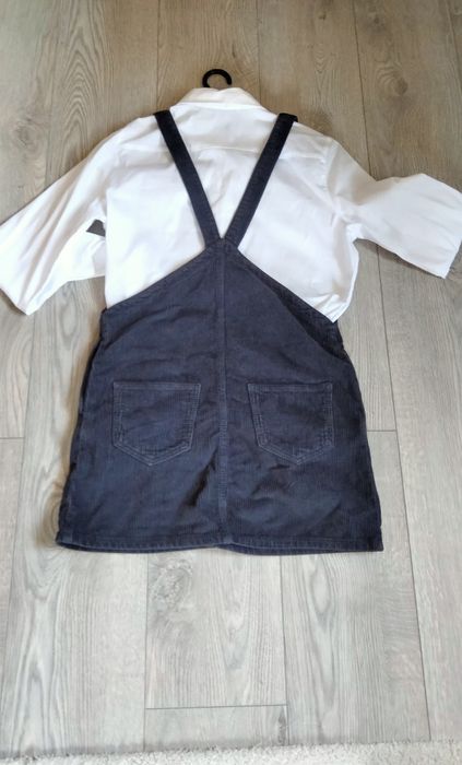 Сарафан Topshop moto темно синий вельветовый