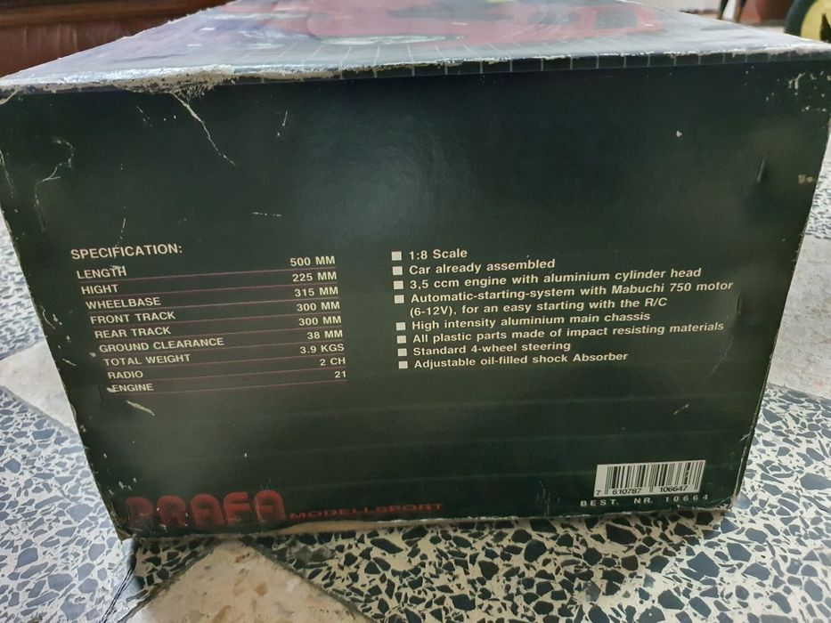 Ferrari F40 telecomandado esc 1:8