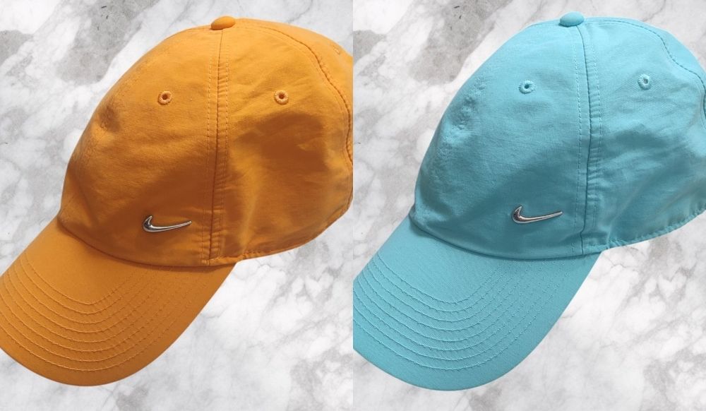 Кепки нові, рідкісні Nike Metal Swoosh H86 blue sky і sweet orange оригінальні (Розмір One size)