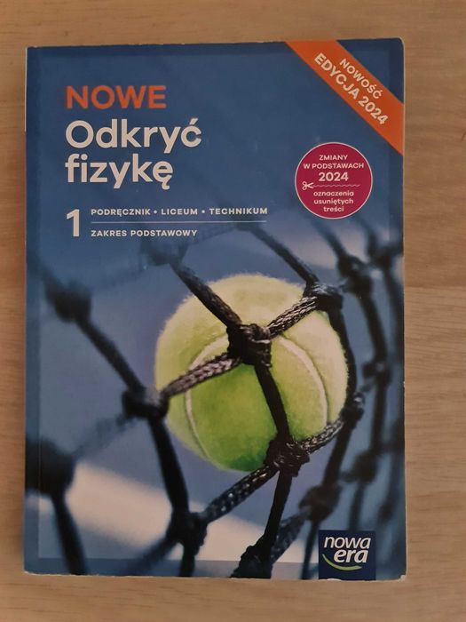 Podręcznik NOWE Odkryć fizykę 1 * edycja 2024 * Nowa era