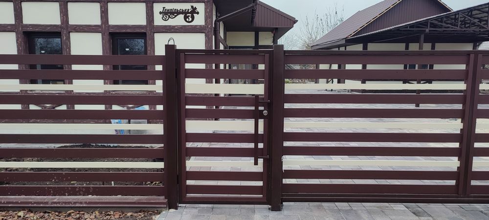 Навіс для авто. Металоконструкці.Огорожа. Хвіртка. Сходи. Перила .