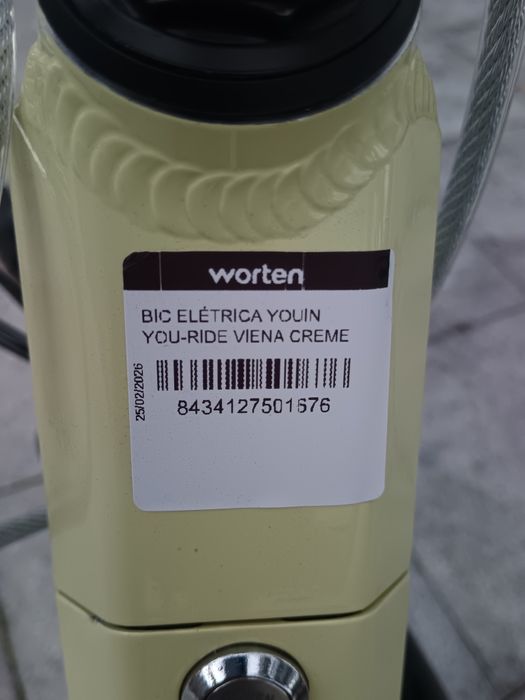 ATENÇÃO: BICICLETA FOI ROUBADA: Bicicleta elétrica Youin Viena nova! Número de série: 2213A00187