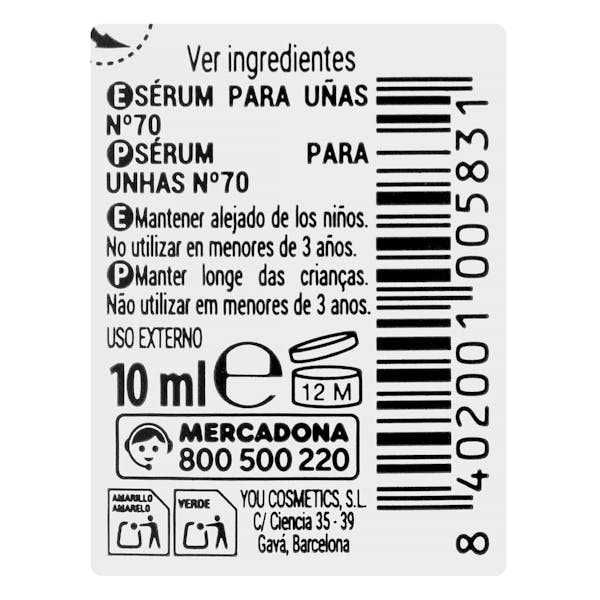 Kuracja dla paznokci i skórek Serum SOS  10ml.   Deliplus
