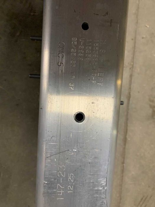 Лонжерон передний левый Tesla Model S Plaid (2021 - г.в.)