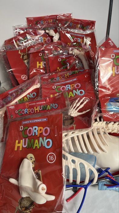 Coleção “O Corpo Humano” National Geographic (34 fascículos completos)