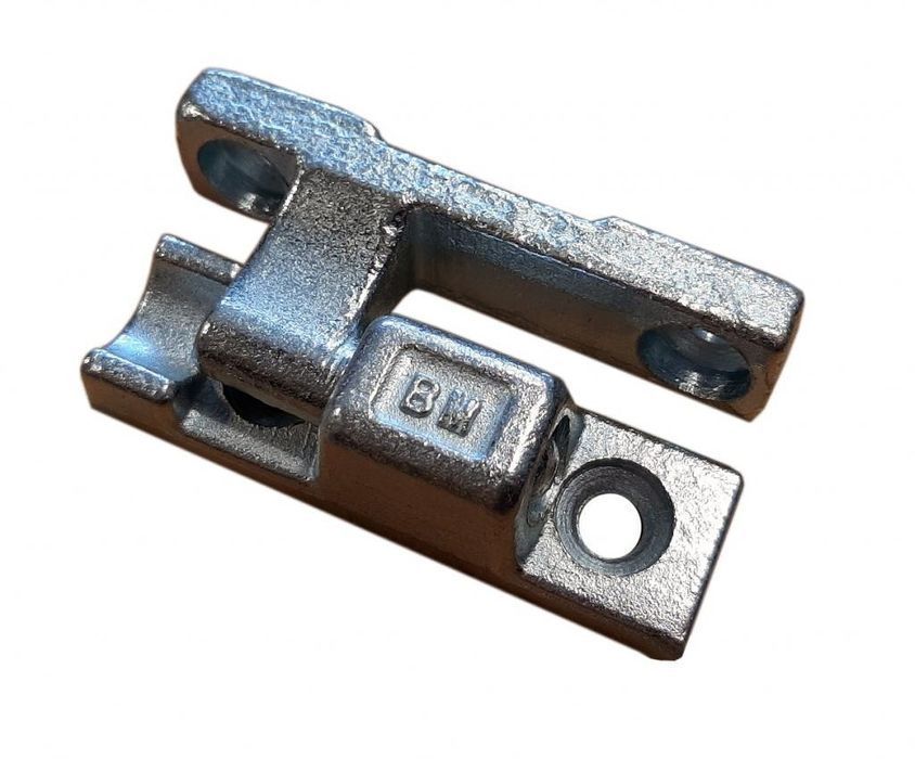 Zawias do burty aluminiowej L90 Bolec + gniazdo